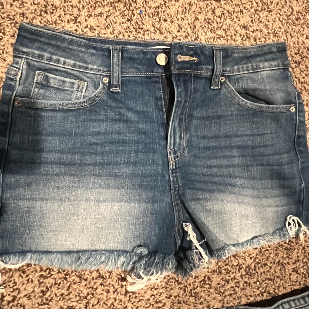 Zenana Outfitters Blue Denim Shorts
